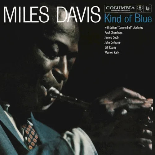 Kind of Blue by Miles Davis, album cover (1959)